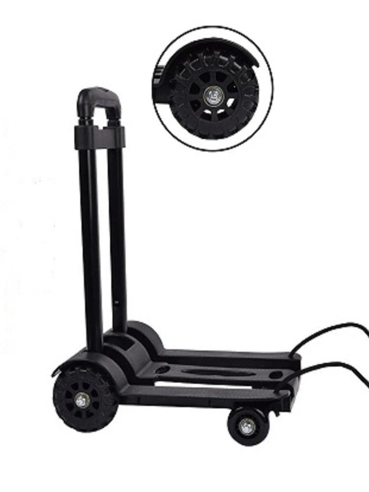2/4 Wheeled Small Truck with Foldable Pull Rod, Portable Shopping Cart, Household Grocery Cart, Small Pull Cart, Luggage Cart