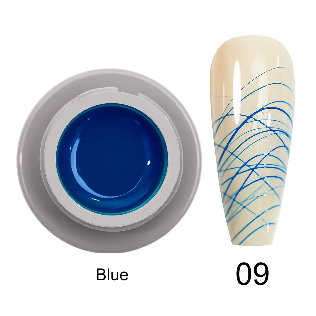 Venalisa 8ml UV LED Nail Art Gel Professional Nail Paint Polish Lacquer Emboss Liner Spider Gels for Perfect Manicure