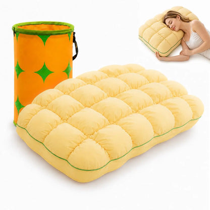 Marshmallow-Soft Pillow for Adults, Soft Cloud-Like Fluffy Pillow for Sleeping, Bedroom, Side and Back Sleepers (FREE Robe and Eye Mask)