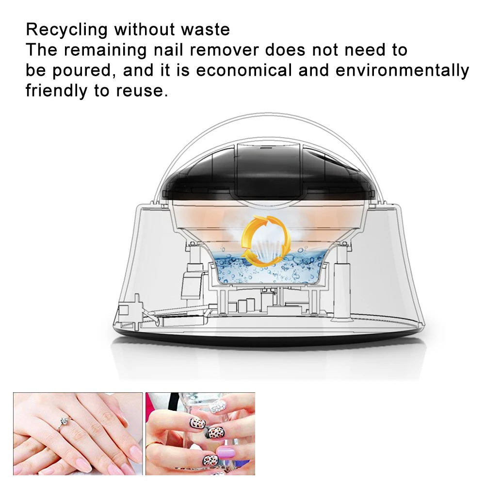 36W Electric Gel Nail Polish Remover – Fast Salon & Home Use, No Soak Required, for Gel & Acrylic Nails – 2025 Nail Care Trend