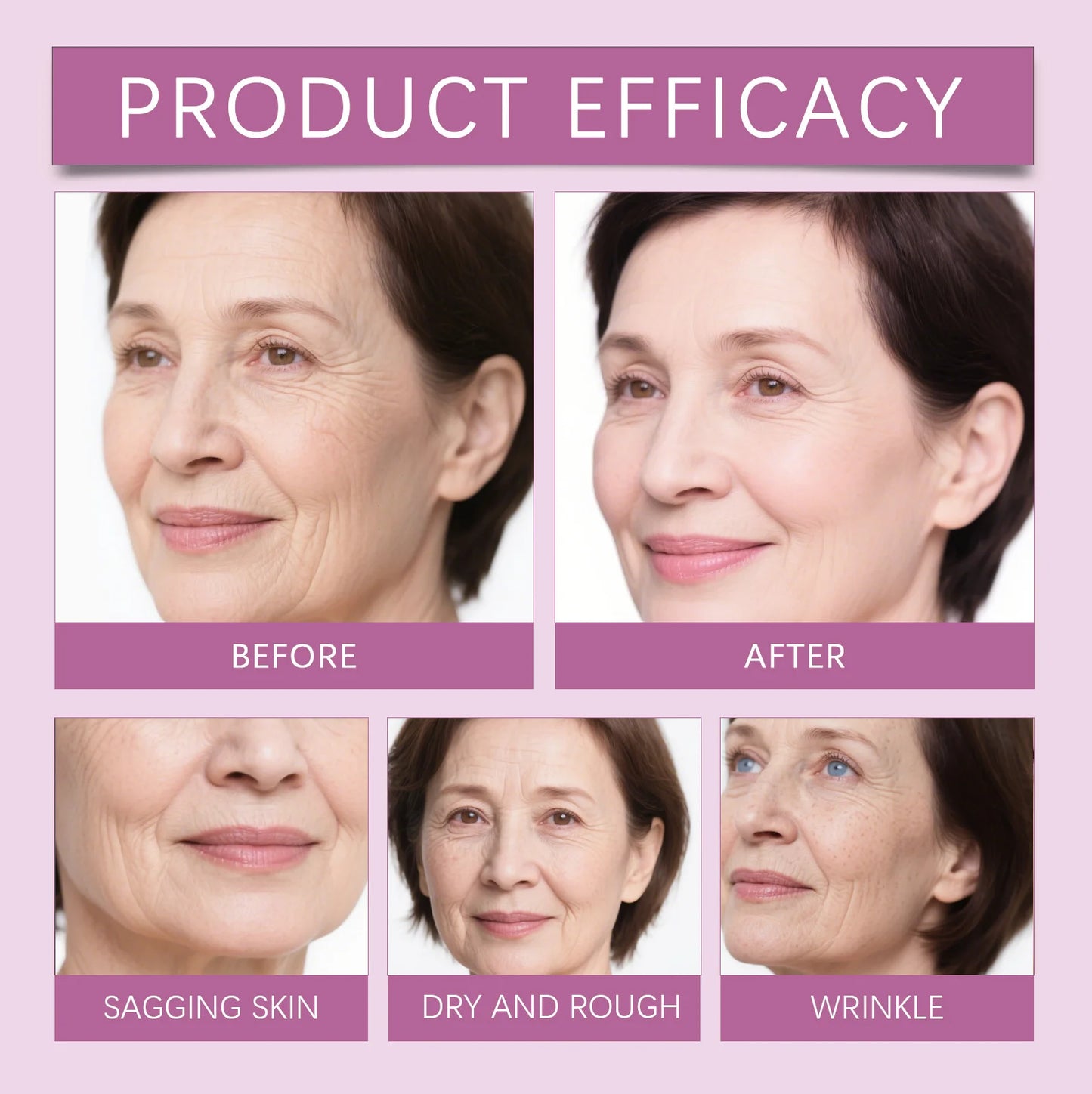 Calcium Volume Multi Balm Korean Skincare Stick Face & Eye Cream Collagen Deep Moisturizing Anti-Wrinkle Suitable for Pre Makeup