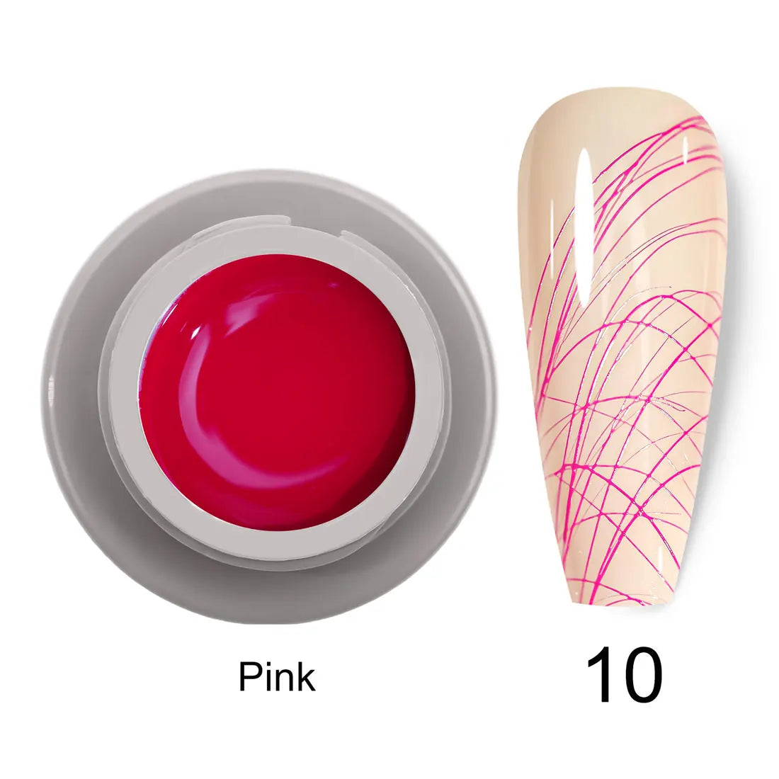 Venalisa 8ml UV LED Nail Art Gel Professional Nail Paint Polish Lacquer Emboss Liner Spider Gels for Perfect Manicure