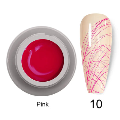 Venalisa 8ml UV LED Nail Art Gel Professional Nail Paint Polish Lacquer Emboss Liner Spider Gels for Perfect Manicure