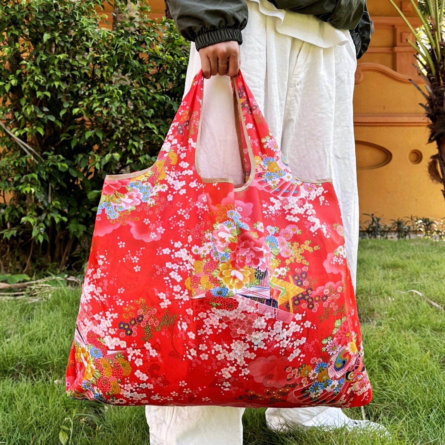 Travel Luggage Bag, Satchel Travel Luggage Bag, Foldable and Reusable, Large Capacity, Environmentally Friendly, Lightweight Shopping Bag, Printed Pattern, Outdoor Satchel Camping Style Luggage Bag