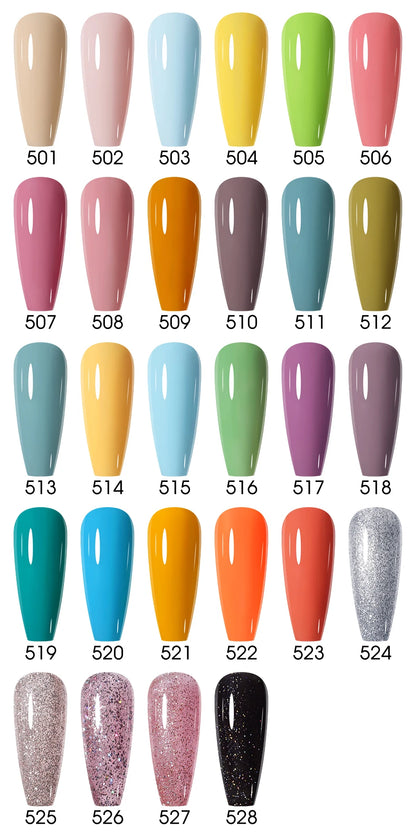 NAILCO 15ml Gel Nail Polish Nude Pink Gellak Color Series Gel Lacquer Set For Nails Glitter UV Nail Art LED Flower Gel Varnishes