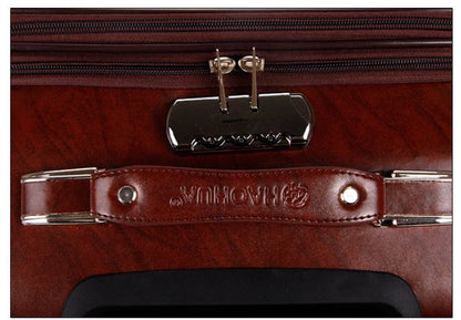 Men Business Travel Rolling Luggage Suitcase Under Seat Carry on Suitcases 18 Inch Travel Luggage Bag with 4 Spinner Wheels