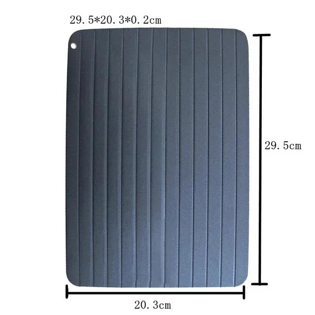 Fast Defrost Tray Fast Thaw Frozen Food Meat Fruit Quick Defrosting Plate Board Defrost Tray Thaw Master Home Kitchen Gadgets