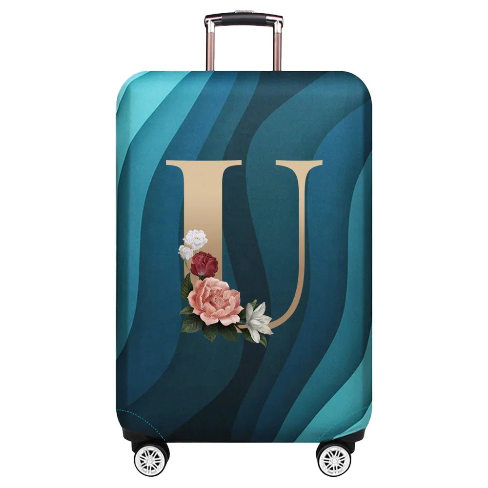 Luggage Protective Cover Dust Cover Anti-Scratch Portable Suitcase Trunk Holders Case Travel Accessories Gold Letter Printing