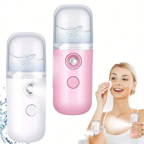 Mini Facial Steamer Spray Mister USB Humidifier Moisturizing Skincare Face Beauty Tool For Women