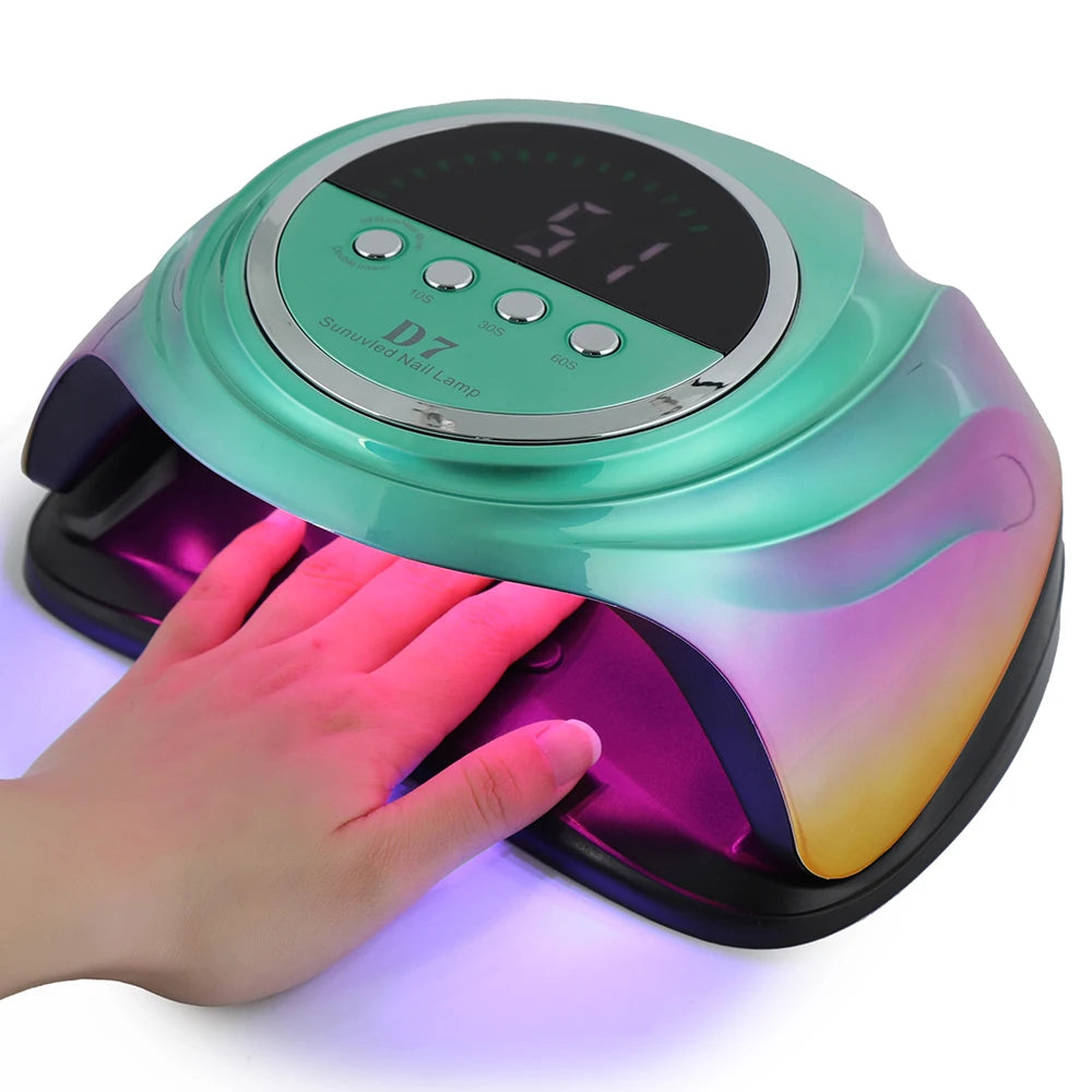 D7 Professional Nail Dryer Lamp For Manicure Powerful UV Gel Nail Lamp 66 LEDs Automatic Sensing Gel Polish Drying Lamp