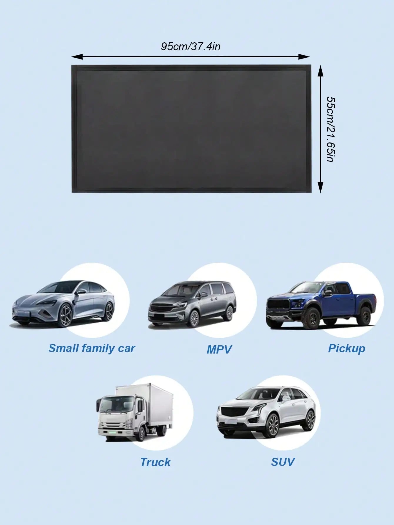 Car Sunroof Mosquito Net Magnetic Sun Shade Mesh UV Heat Protection Breathable Anti-Mosquito Dust Proof for Sedan SUV