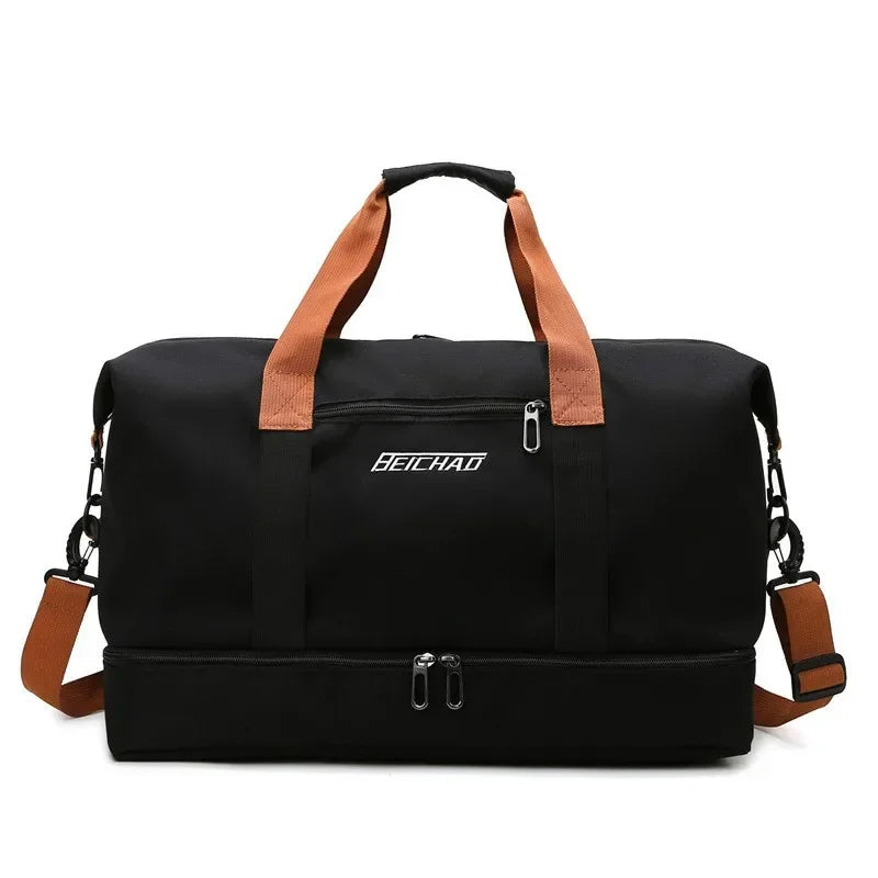 Travel Gym Bag Short-distance Luggage Portable Fitness Bags Shoulder Crossbody Chest Bag Handbags Duffle Carry-On Weekender Bag