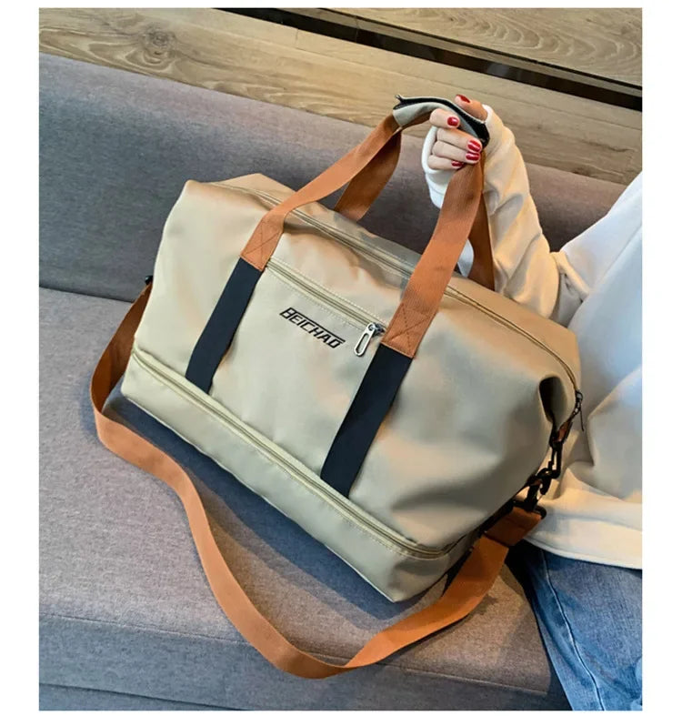 Travel Gym Bag Short-distance Luggage Portable Fitness Bags Shoulder Crossbody Chest Bag Handbags Duffle Carry-On Weekender Bag