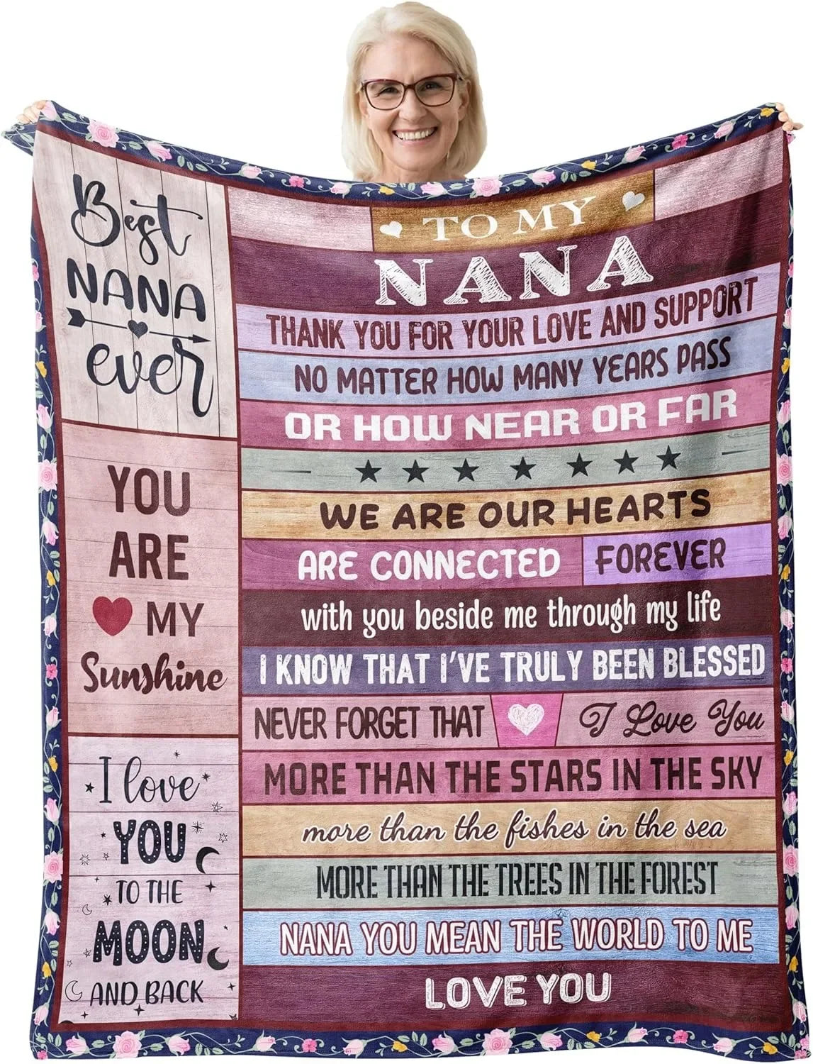 Grandma Gifts in Spanish Abuela Gifts Abuelita Blanket for Grandma Festival Birthday Gifts Regalos para Abuela/Abuelita throw