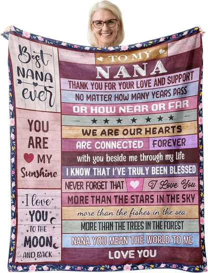 Grandma Gifts in Spanish Abuela Gifts Abuelita Blanket for Grandma Festival Birthday Gifts Regalos para Abuela/Abuelita throw
