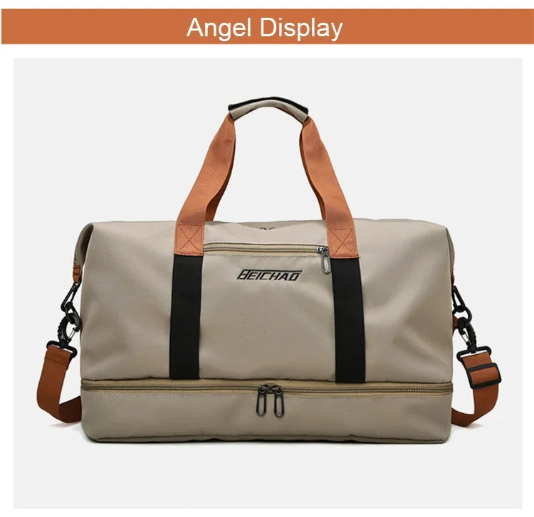 Travel Gym Bag Short-distance Luggage Portable Fitness Bags Shoulder Crossbody Chest Bag Handbags Duffle Carry-On Weekender Bag