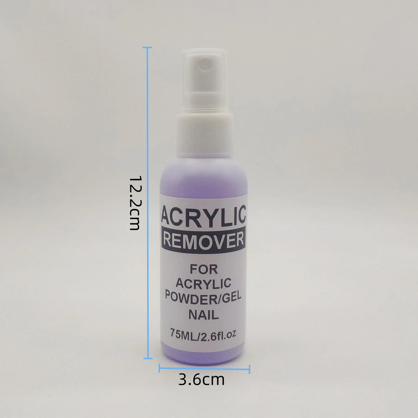 75ml Professional Acrylic Remover Liquid Nail Polish Remover Gel Remover
