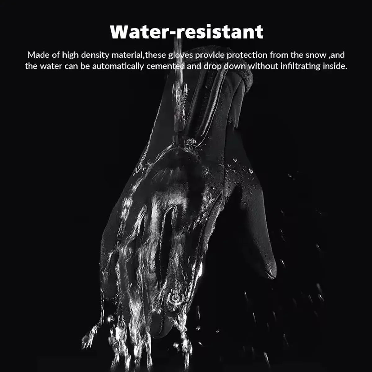 Winter Gloves -40 ℃ Waterproof Thermal Touch Screen Thermal Windproof Warm Gloves Cold Running Riding Sports Hiking Ski Gloves