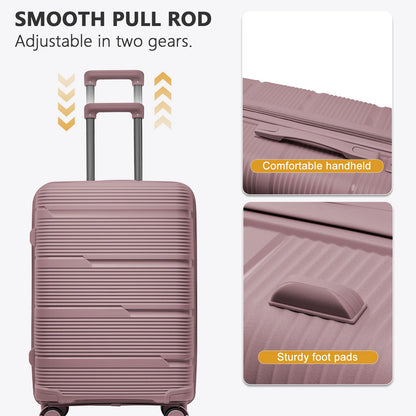 Travel Suitcase set 3 Piece Rolling Carry on Luggage Set Women Men Trolley Case Backpack Boarding Cabin Suitcase Wheels 20 24''