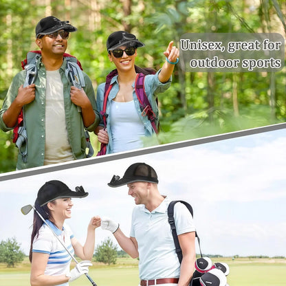 Solar Powered Fan Hat Cooling Baseball Hat Fishing Camping Beach Hats with Solar Fans Summer USB Charging Sun Hats for Men Women