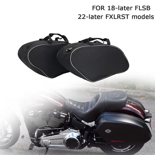 FLSB Softail Sport Glide 2018-UP FXLRST Low Rider ST 2022 Saddlebag Luggage Liners Bags Tour Pack Inner Bags Shoulder bag