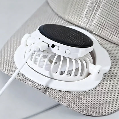 Solar Powered Fan Hat Cooling Baseball Hat Fishing Camping Beach Hats with Solar Fans Summer USB Charging Sun Hats for Men Women