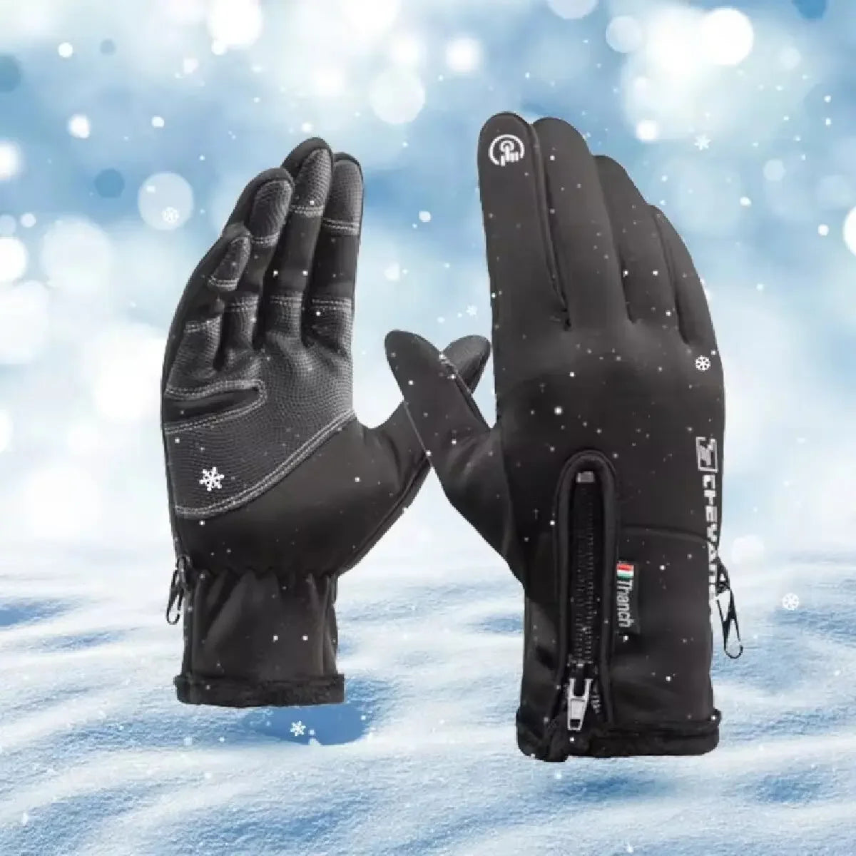 Winter Gloves -40 ℃ Waterproof Thermal Touch Screen Thermal Windproof Warm Gloves Cold Running Riding Sports Hiking Ski Gloves