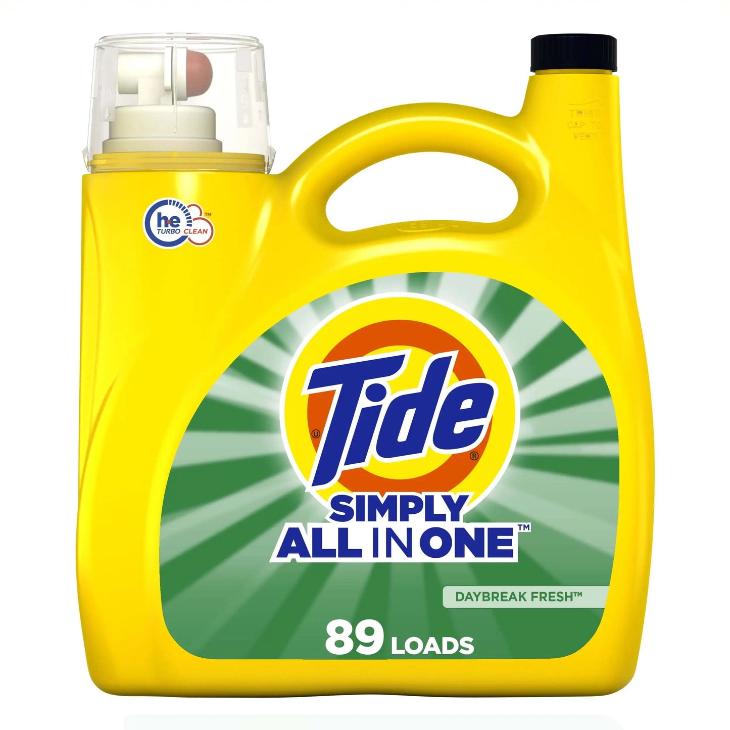 Tide Liquid Laundry Detergent Simply All in One,117 oz, 89 Loads