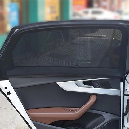 Car Sunshade Mosquito Net Curtain, Breathable Window Mesh, Sun & Insect Protection, Easy Install, for Vehicle & Camping