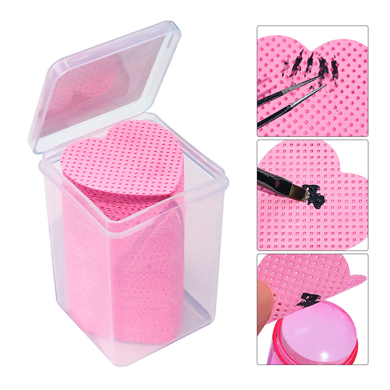 200pcs Gel Nail Polish Remover Wipes Cleaner Manicure Nail Remover Lint-Free Cotton Wipes Cleaner Paper Pad Makeup Tool Wholesale