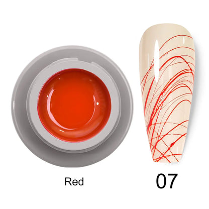 Venalisa 8ml UV LED Nail Art Gel Professional Nail Paint Polish Lacquer Emboss Liner Spider Gels for Perfect Manicure