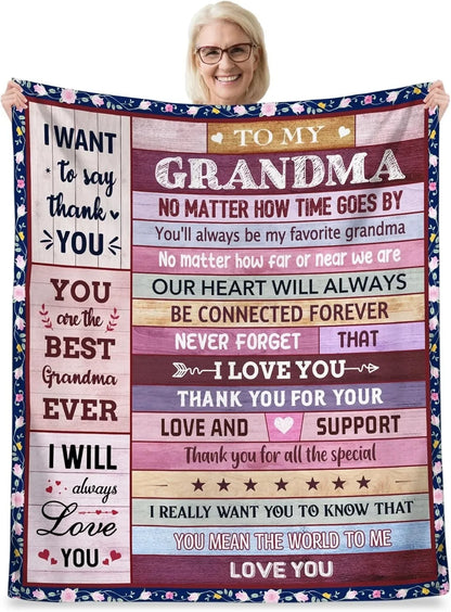 Grandma Gifts in Spanish Abuela Gifts Abuelita Blanket for Grandma Festival Birthday Gifts Regalos para Abuela/Abuelita throw