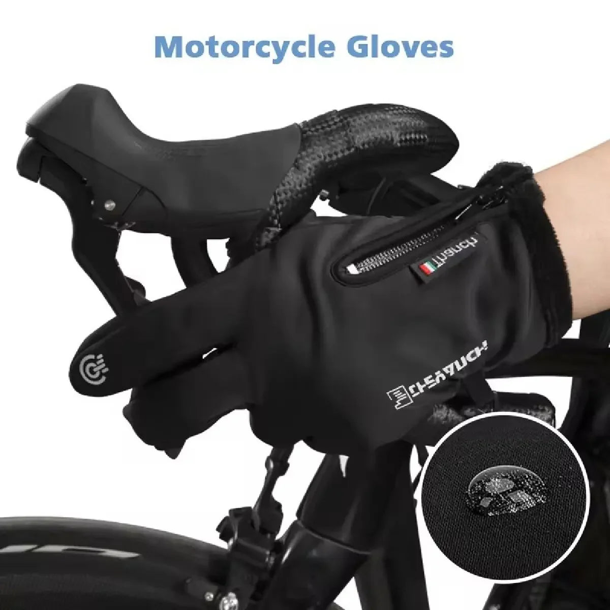 Winter Gloves -40 ℃ Waterproof Thermal Touch Screen Thermal Windproof Warm Gloves Cold Running Riding Sports Hiking Ski Gloves