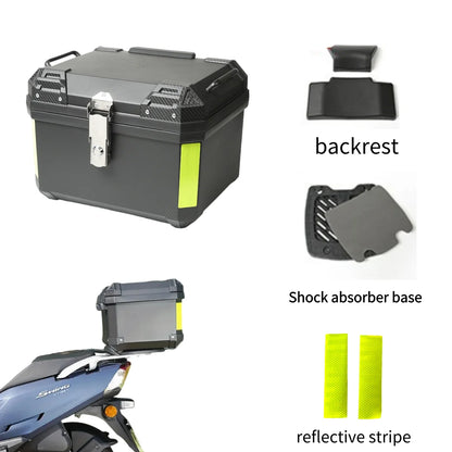 1 Set Motorcycle Trunk motorcycle luggage Large Capacity 45L Storage Helmets, motorcycle accessories Suitable for Travel