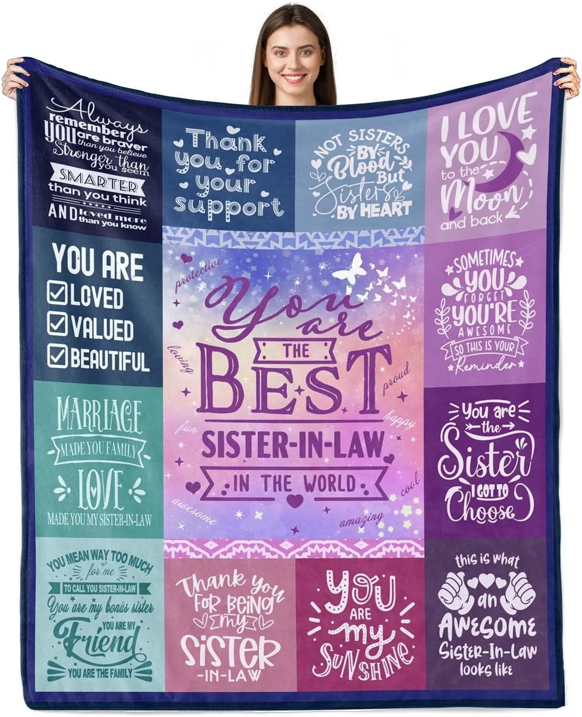 Grandma Gifts in Spanish Abuela Gifts Abuelita Blanket for Grandma Festival Birthday Gifts Regalos para Abuela/Abuelita throw
