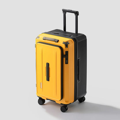 Expandable Luggage, Large-Capacity Thickened Trolley Case, 24-inch Travel Suitcase, Luggage with Combination Lock, Sturdy and Durable