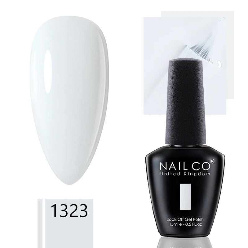 NAILCO 15ml Gel Nail Polish Nude Pink Gellak Color Series Gel Lacquer Set For Nails Glitter UV Nail Art LED Flower Gel Varnishes
