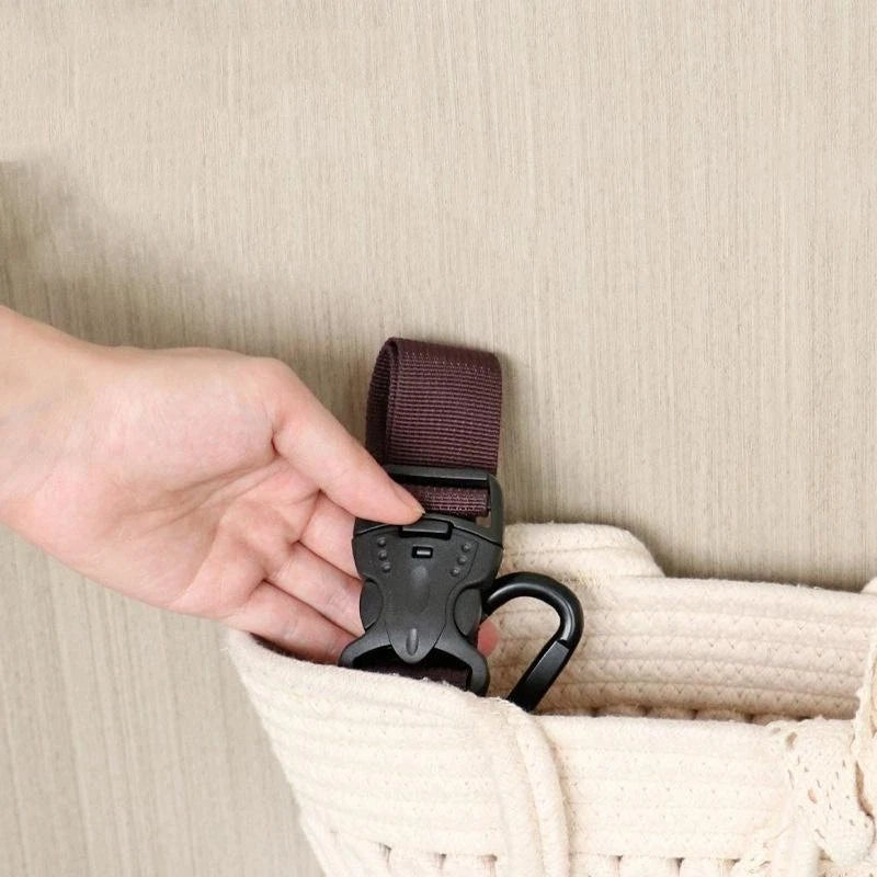 Luggage Strap Buckle Portable Travel Accessory Adjustable Suitcase Hanger Clip for Bag Luggage Combination Organizer