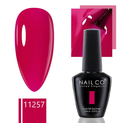 NAILCO 15ml Gel Nail Polish Nude Pink Gellak Color Series Gel Lacquer Set For Nails Glitter UV Nail Art LED Flower Gel Varnishes