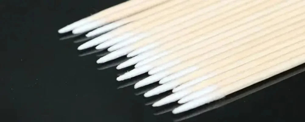 50/100/300/500 Nails Wooden Tip Cotton Stick Buds Disposable Ultra-Detail Corrector Nail Polish Remover Clean Sticks Manicure Tools