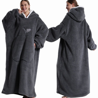 Cozy Wearable Blanket with Sleeves