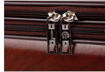 Men Business Travel Rolling Luggage Suitcase Under Seat Carry on Suitcases 18 Inch Travel Luggage Bag with 4 Spinner Wheels