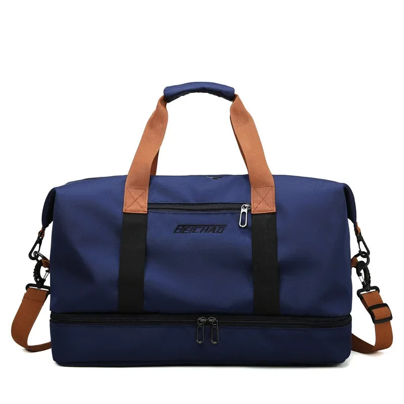 Travel Gym Bag Short-distance Luggage Portable Fitness Bags Shoulder Crossbody Chest Bag Handbags Duffle Carry-On Weekender Bag