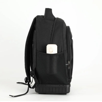 Men Travel Trolley Backpack Rolling Luggage Backpack Trolley Bag with Wheels Business Wheeled Backpack Cabin Carry on Luggage