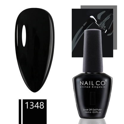 NAILCO 15ml Gel Nail Polish Nude Pink Gellak Color Series Gel Lacquer Set For Nails Glitter UV Nail Art LED Flower Gel Varnishes
