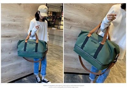 Travel Gym Bag Short-distance Luggage Portable Fitness Bags Shoulder Crossbody Chest Bag Handbags Duffle Carry-On Weekender Bag