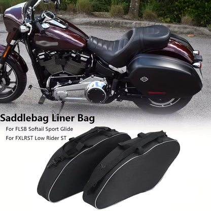 FLSB Softail Sport Glide 2018-UP FXLRST Low Rider ST 2022 Saddlebag Luggage Liners Bags Tour Pack Inner Bags Shoulder bag