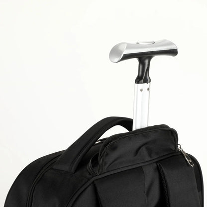 Men Travel Trolley Backpack Rolling Luggage Backpack Trolley Bag with Wheels Business Wheeled Backpack Cabin Carry on Luggage