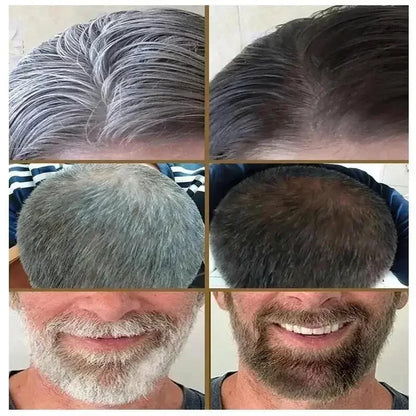100ml Natural Herbal Hair Dye Shampoo 3 in 1 Change Hair Color Gray Hair to Dark Brown Black Deep Nourishing Fashion Hairs Care