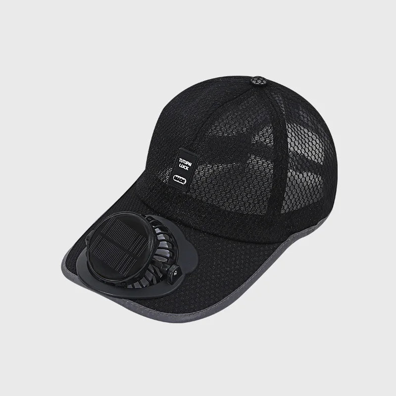 Solar Fan Hat For Men Women Uv Protection Sun Hat With Fan Usb Cooled Outdoor Cap Adjustable Double Face Shield Summer Space Hat
